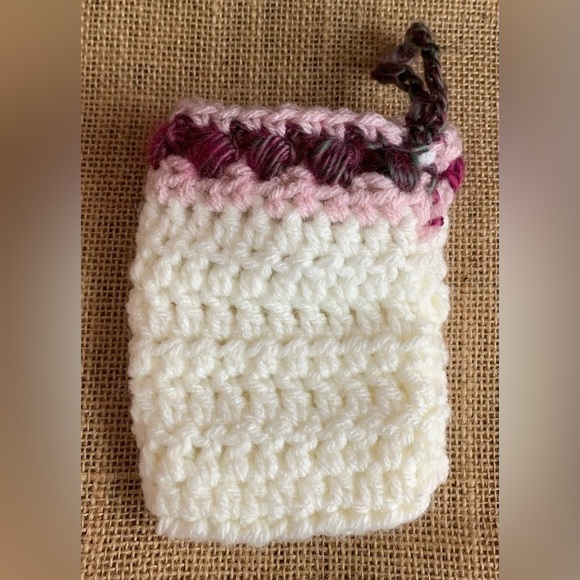 Hand Crafted Crochet Shower Mitt or Soap Saver for Kids! Custom colors too! - Picture 2 of 3